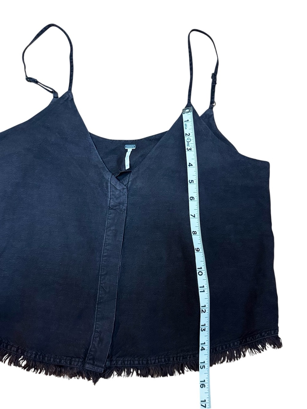 Young Fabulous & Broke Rehan cropped swing linen tank chocolate boho festival - Picture 10 of 10